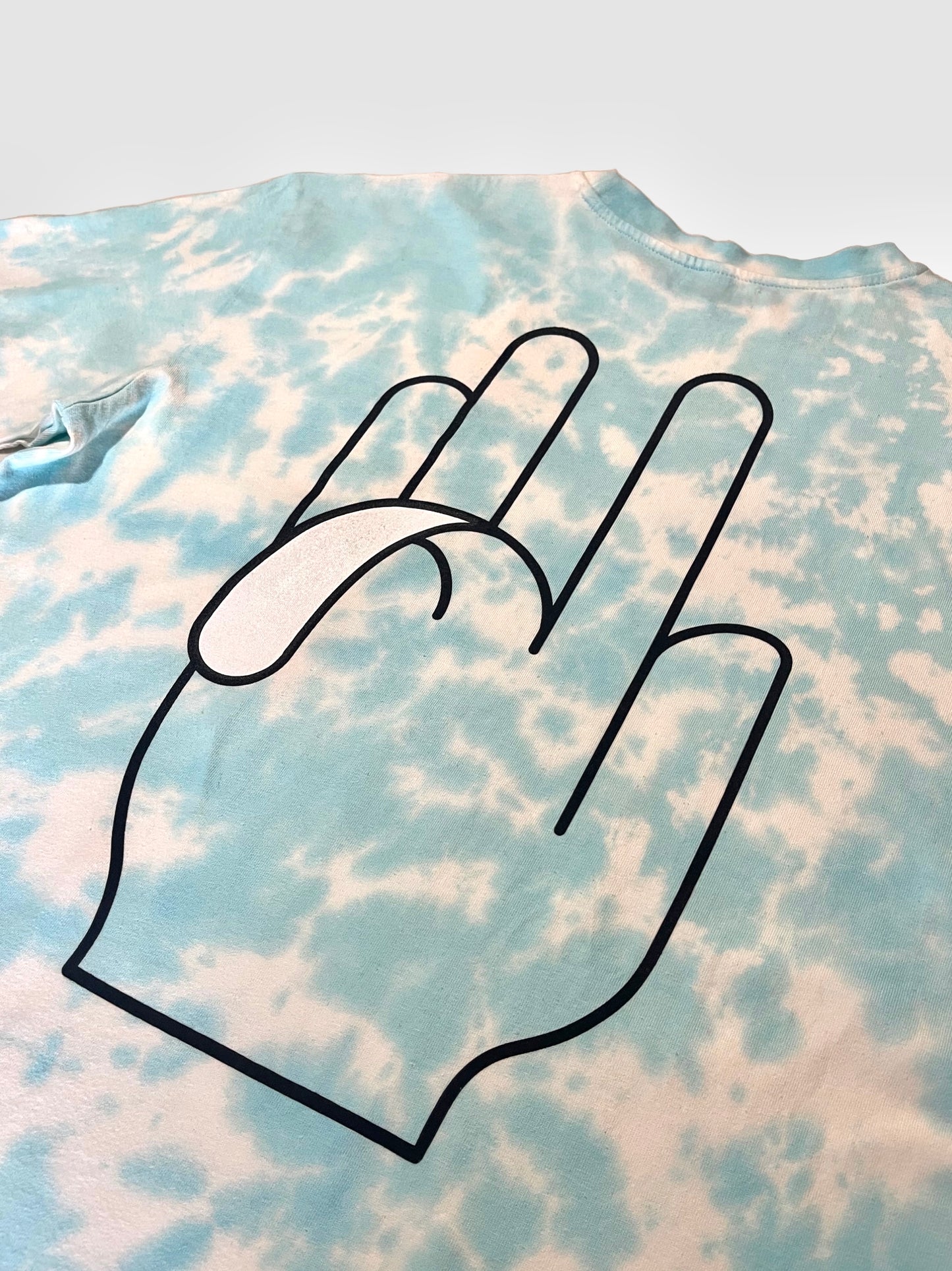 Middle Finger Tie Dye T