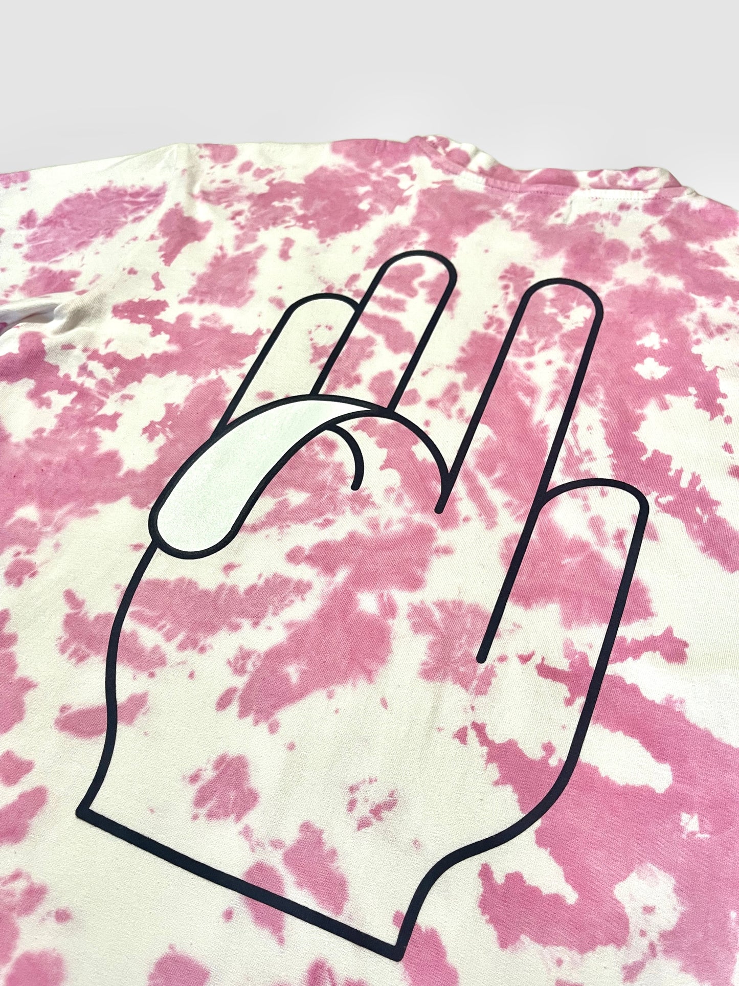 Middle Finger Tie Dye T